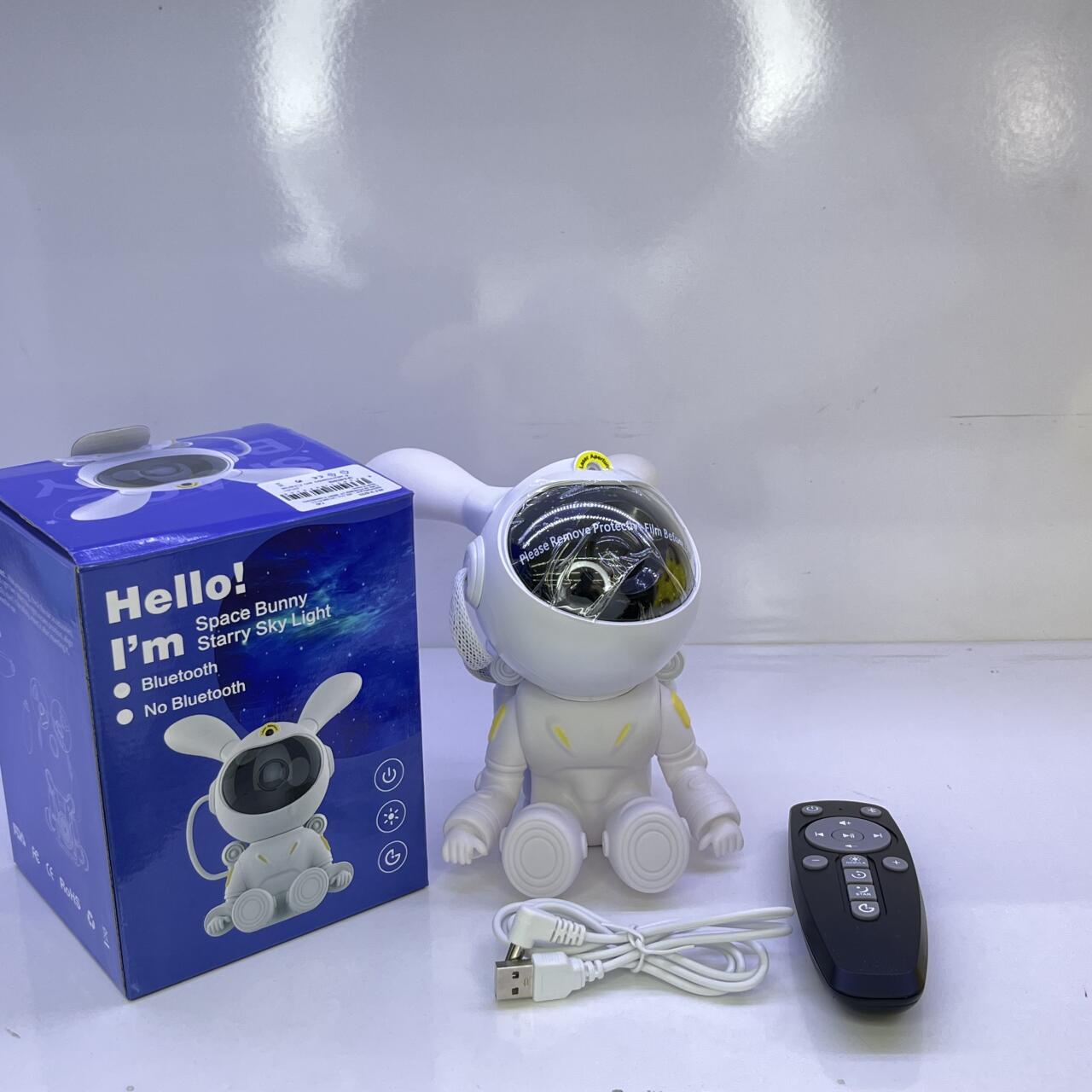Proyector conejo astronauta