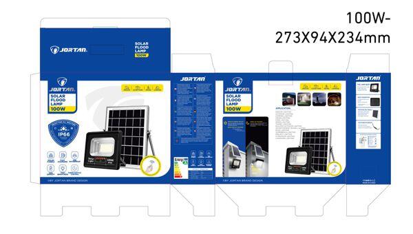 FOCO LED CON PLACA SOLAR 100W